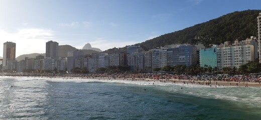 Copacabana beach Rio de Janeiro Brazil Ipanema