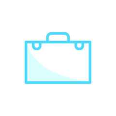 Vector illustration of briefcase icon design template