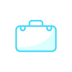 Vector illustration of briefcase icon design template
