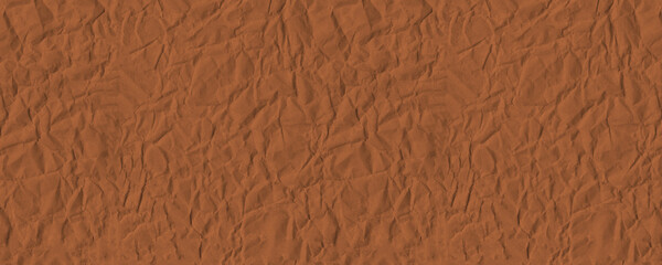 Classic brown crumpled paper texture background design