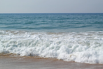 waves on the beach