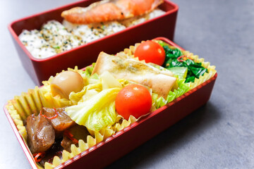 手作りのお弁当