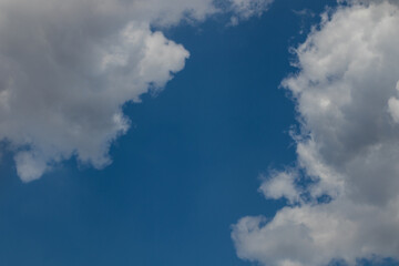 blue sky with clouds