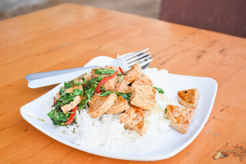 Stir Fried Basil with Pork