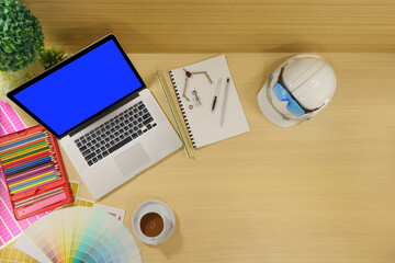 Equipment for creative designers, interior, thinking space. 