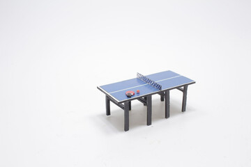 a mini scale of Table tennis, ping pong