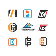 B Letter Icon Design Vector