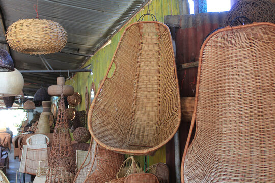 artesanias en mimbre de la ciudad de Chimbarongo, Chile