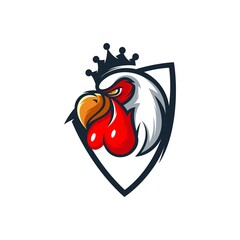 Rooster logo vector inspiration
