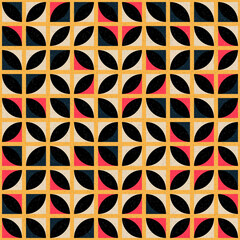 Abstract Geometric Pattern generative computational art illustration