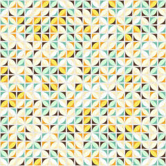 Abstract Geometric Pattern generative computational art illustration