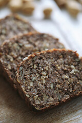 bread with sesame seeds