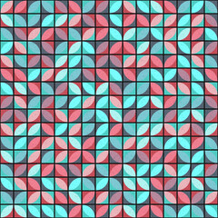 Abstract Geometric Pattern generative computational art illustration