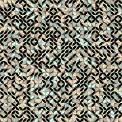 Abstract Geometric Pattern generative computational art illustration
