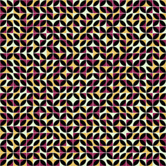 Abstract Geometric Pattern generative computational art illustration