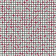 Abstract Geometric Pattern generative computational art illustration