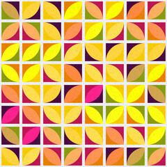 Abstract Geometric Pattern generative computational art illustration