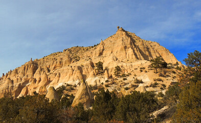   the bizarrely-eroded  rock formations in the kasha-katuwe tent rocks national monument, near...