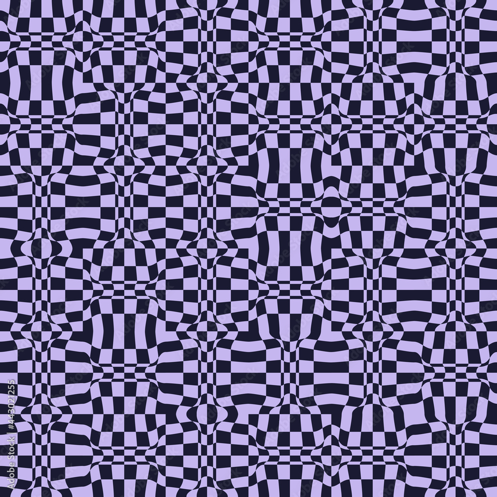 Aufkleber abstract geometric vector pattern with op art effect