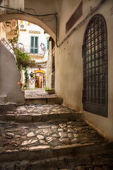 alley in the village of Sperlonga