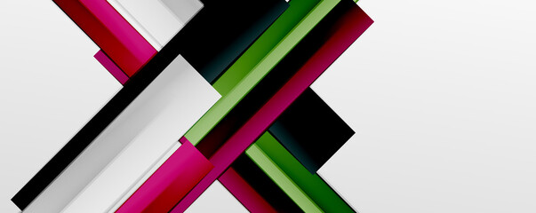 Color abstract lines trendy geometric background for business or technology presentation, internet poster or web brochure cover, wallpaper