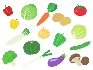 かわいい野菜のイラストセット