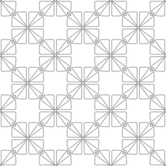 Vector geometric pattern. Repeating elements stylish background abstract ornament for wallpapers and 

backgrounds. Black and white colors 