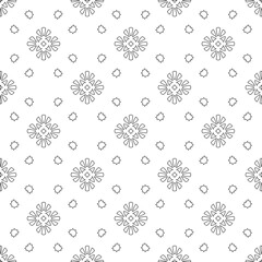 Vector geometric pattern. Repeating elements stylish background abstract ornament for wallpapers and 

backgrounds. Black and white colors 