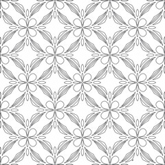 Vector geometric pattern. Repeating elements stylish background abstract ornament for wallpapers and 

backgrounds. Black and white colors 