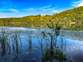 Lake Leatherwood lake in Eureka Springs Arkansas
