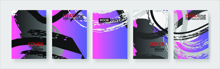 abstract background with gradient color. Applicable for design cover, presentation, invitation, flyer, annual report, poster and business card, desing packaging - Vector