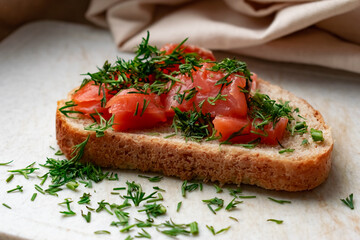 bruschetta with tomato