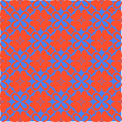 abstract background with  blue and orange patterns. ornament for wallpapers and backgrounds.