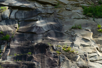 Fototapeta premium rocky foot of the mountain