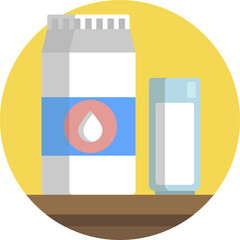 Best Supermarket Icon. Shopping Icon. Milk Icon.