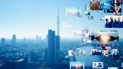 都市とテクノロジー　科学技術　デジタルコンテンツ 