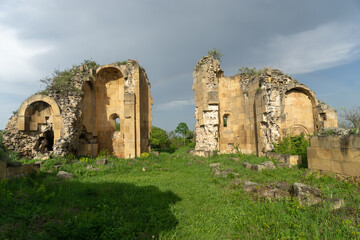 Medieval church ruins in Georgia vacation travel