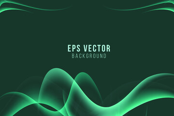 Green background eps vector editable elegant back ground glow BG abstract