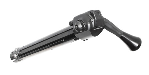 Bolt from a bolt-action rifle isolated on white