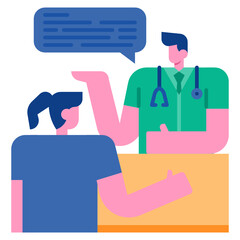 doctor consultation icon