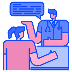 doctor consultation icon