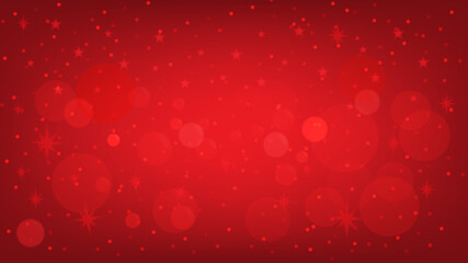 Christmas background red. Holiday Christmas, Magic nature fantasy snowfall texture decoration. Vector illustration