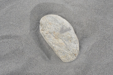Abstract Nature Scene of White stone on white Sand dune texture background at Hunder Sand dune...