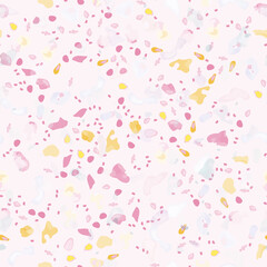 Terrazzo Texture Vector. Flooring Seamless Pattern