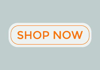 shop now text web button, label sign icon button