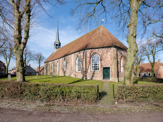 Kerk in  Niehove, Groningen Province, The Netherlandse
