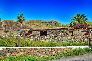 old house in the mountains