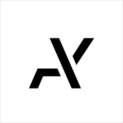 Fototapeta premium A, Y letter logo vector monogram