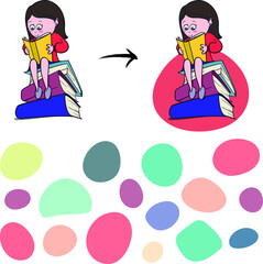 Abstract Shapes Background. Organic Random Circle Shape Elements. Blotch Round Blot Splat Drop liquid fluid Pebble stone Ink irregular Basic simple