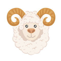 Cute sheep cartoon